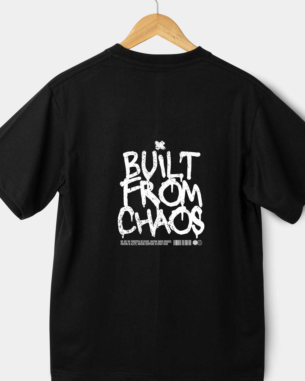 Urban Graffiti Standard Black Crew T-Shirt